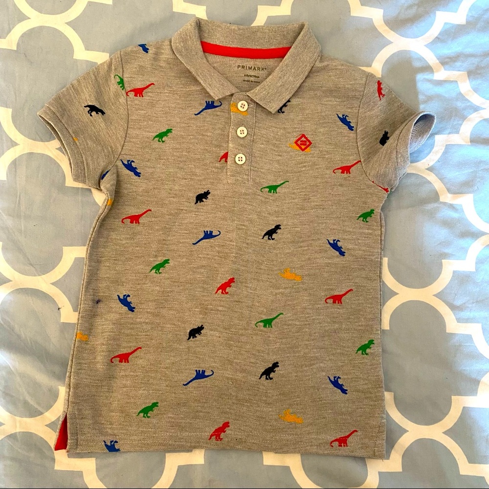 Primark dinosaur Polo shirt